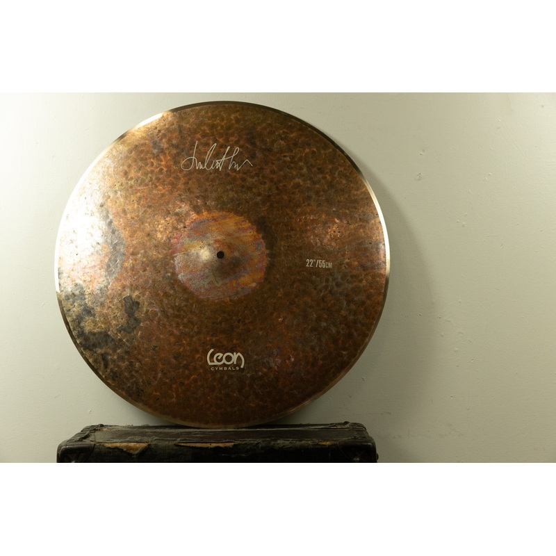 Leon 22" Flat Bell Half Raw Ride Cymbal 2325g