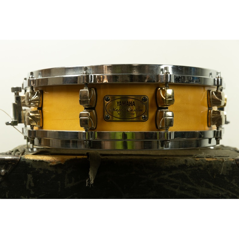 Yamaha 4x14 Maple Custom Natural Maple Snare Drum