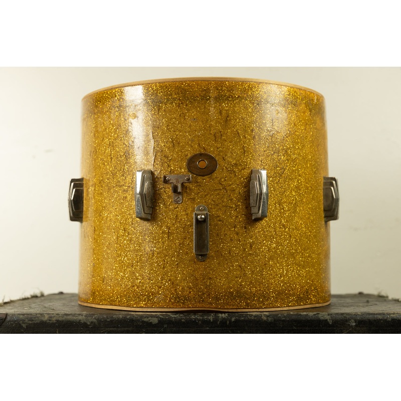 1930s Ludwig 12x15 Gold Flash Snare Drum Shell