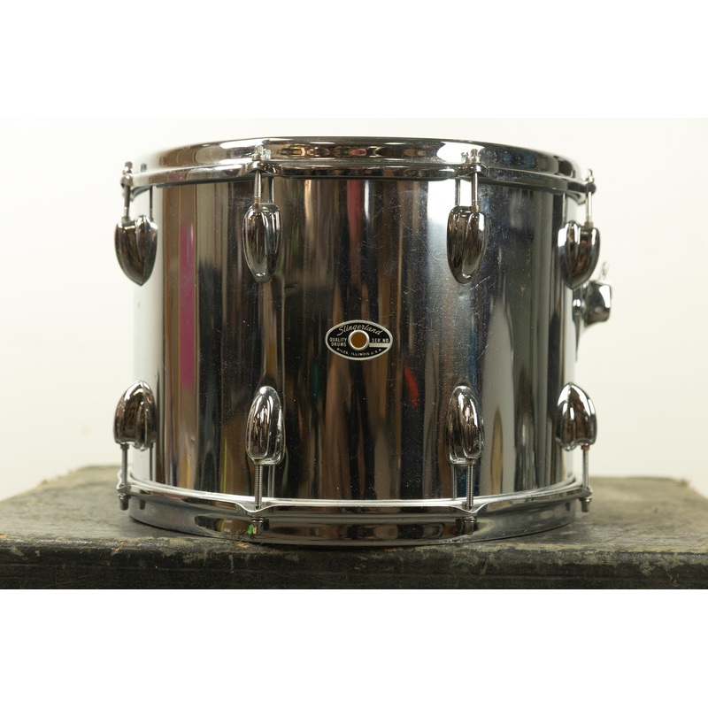 1970s Slingerland 10x14 Chrome Over Wood Tom