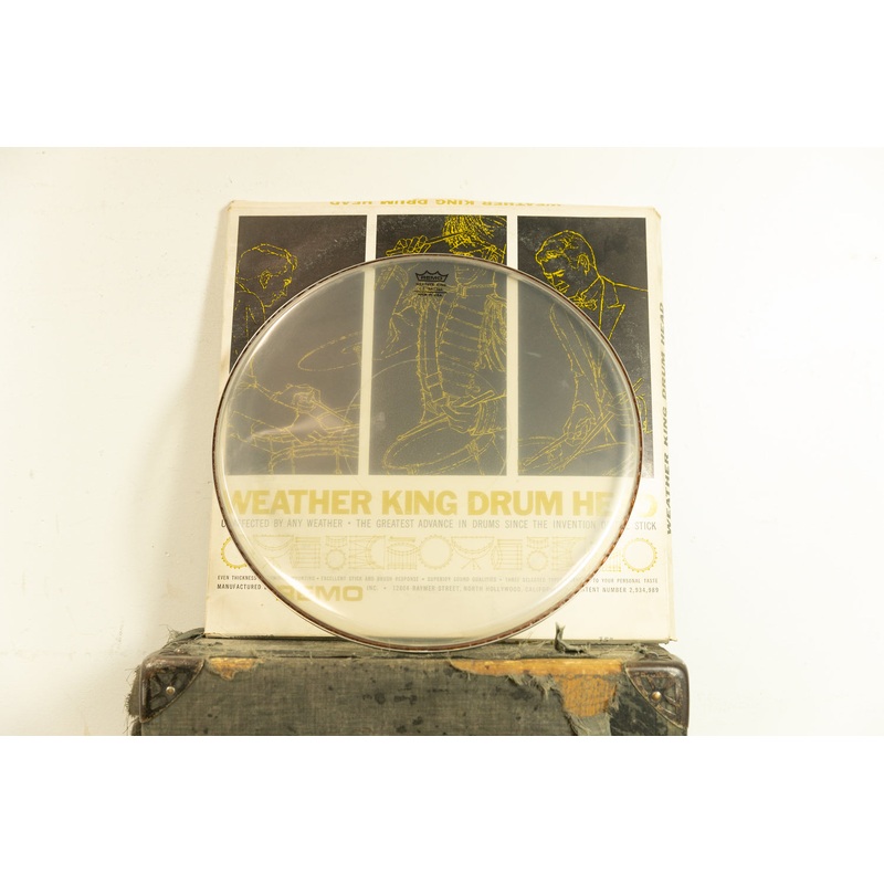 New Old Stock Remo Weatherking 15" CS Batter Clear Drum Head