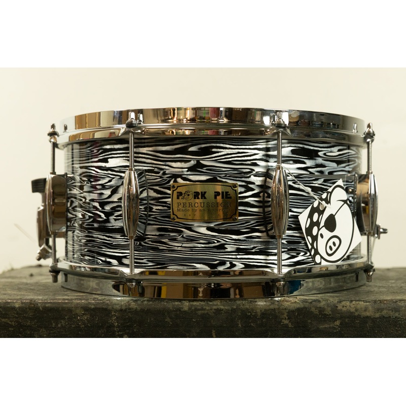 Pork Pie 6.5x14 Maple Oyster Blue Pearl Snare Drum