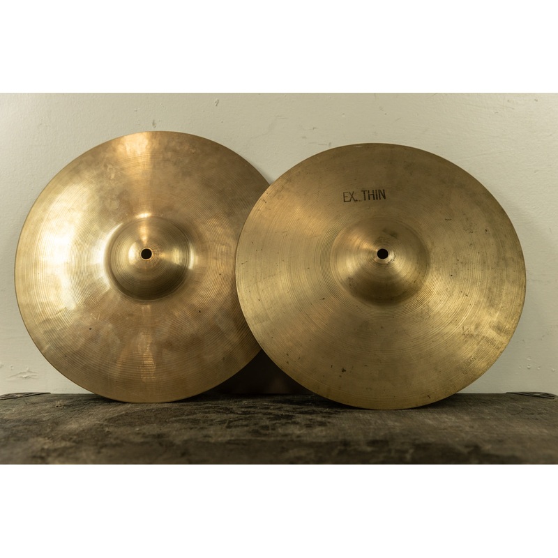 Vintage 12" Zanchi/Zenjian Hi Hat Cymbals 485g 385g