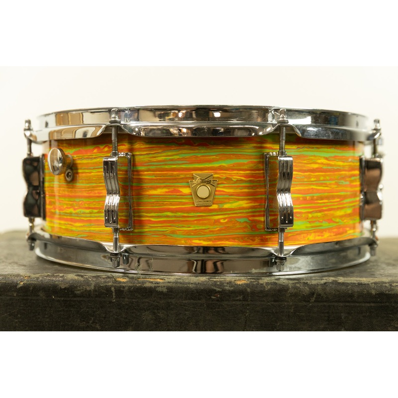 Vintage Ludwig 5x14 Citrus Mod Jazz Festival Snare Drum