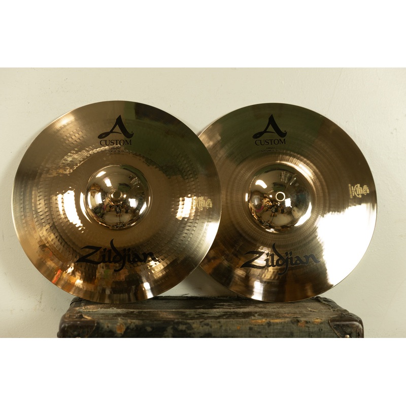 Zildjian 14" A Custom Hi Hat Cymbals 1024g 1173g