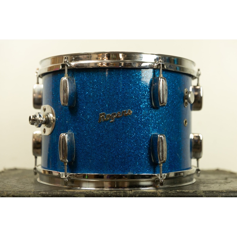 1960s Rogers 9x13 Sparkling Blue Pearl Tom