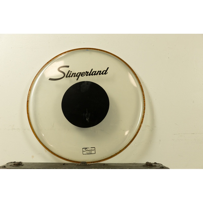 1970s 18" Slingerland CS Dot Logo Bass Drum Head