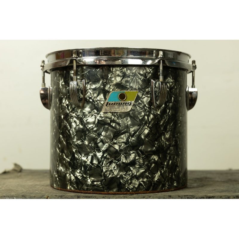 1970s Ludwig 9x10" Black Diamond Concert Tom