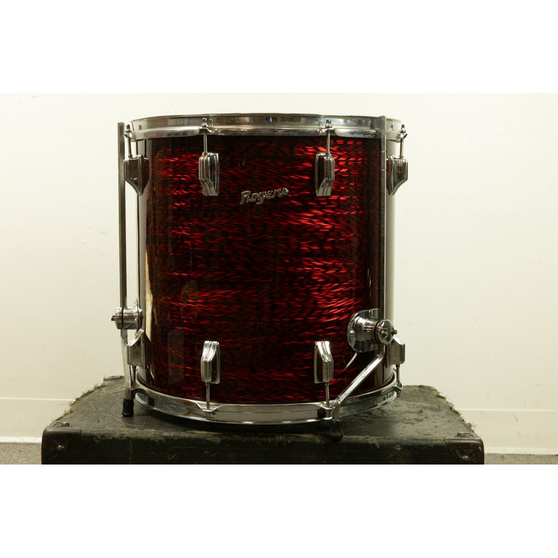 1970s Rogers 16x16 Red Onyx Floor Tom