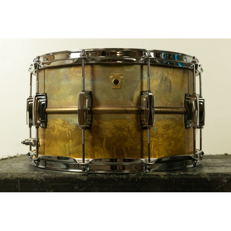 Ludwig LB484R Raw Brass Phonic 8x14" Snare Drum