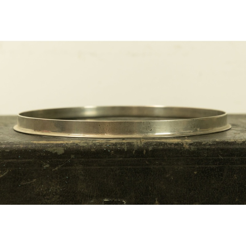 Vintage Slingerland 12" Single Flange Radio King Engraved Hoop