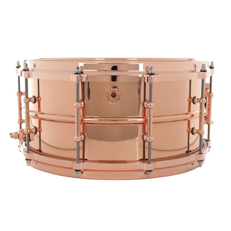Ludwig LC662TC Copper Phonic Snare Drum 14x6.5 w/Copper Hardware