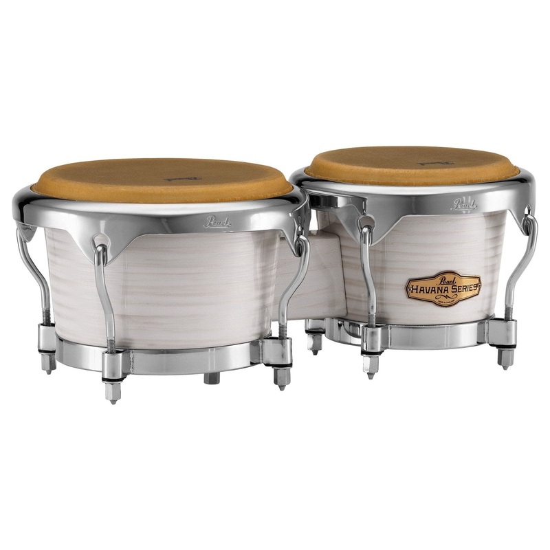 Pearl Havana Series Bongos 7" & 9" Silver White Swirl
