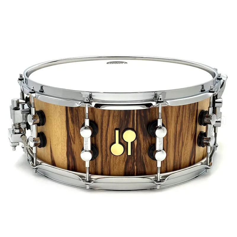 Sonor SQ2 Medium Maple Snare Drum 14x6 African Marble Semi Gloss