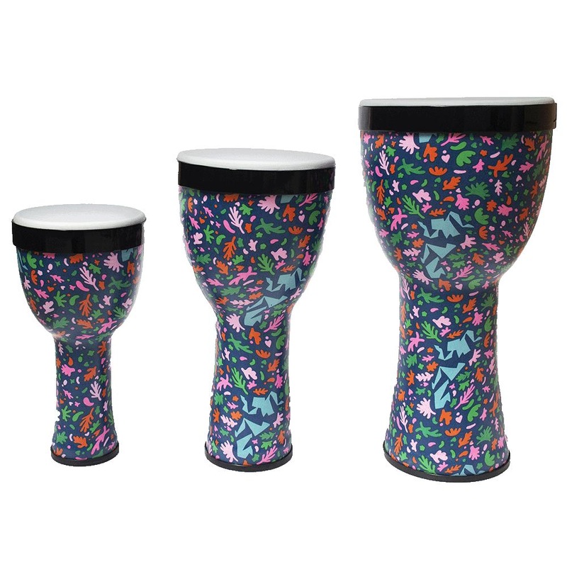 Toca Sympatico Djembe 3pack w/Pretuned Heads Autumn Days