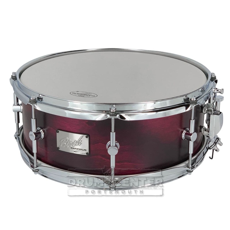 Canopus Limited Edition Birch Snare Drum 14x5.5 Violet Matte Lacquer