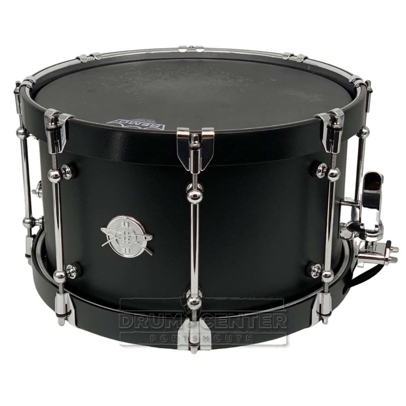 Dunnett Classic Tourbillon Snare Drum 14x8 Matte Black w/Hybrid Hoops