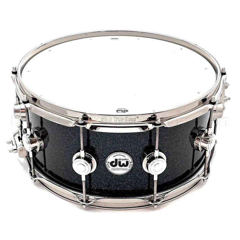 DW Collectors SonicPly Snare Drum 14x6.5 Black Ice w/Nickel Hw