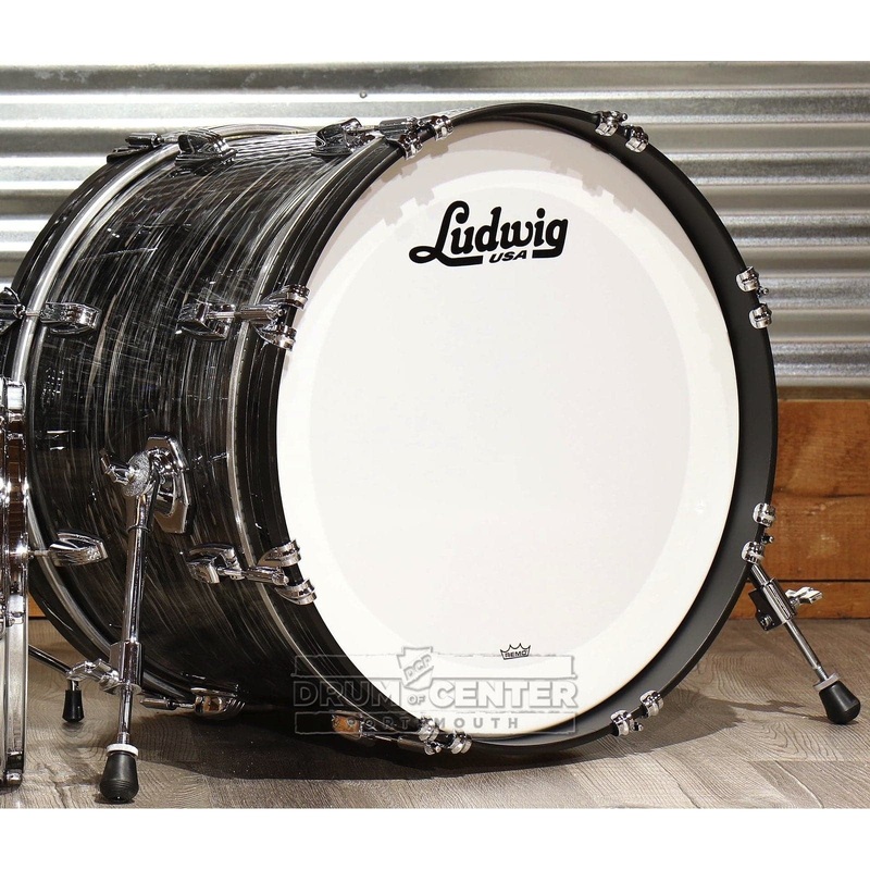 Ludwig Classic Maple Bass Drum 20x12 Vintage Black Oyster