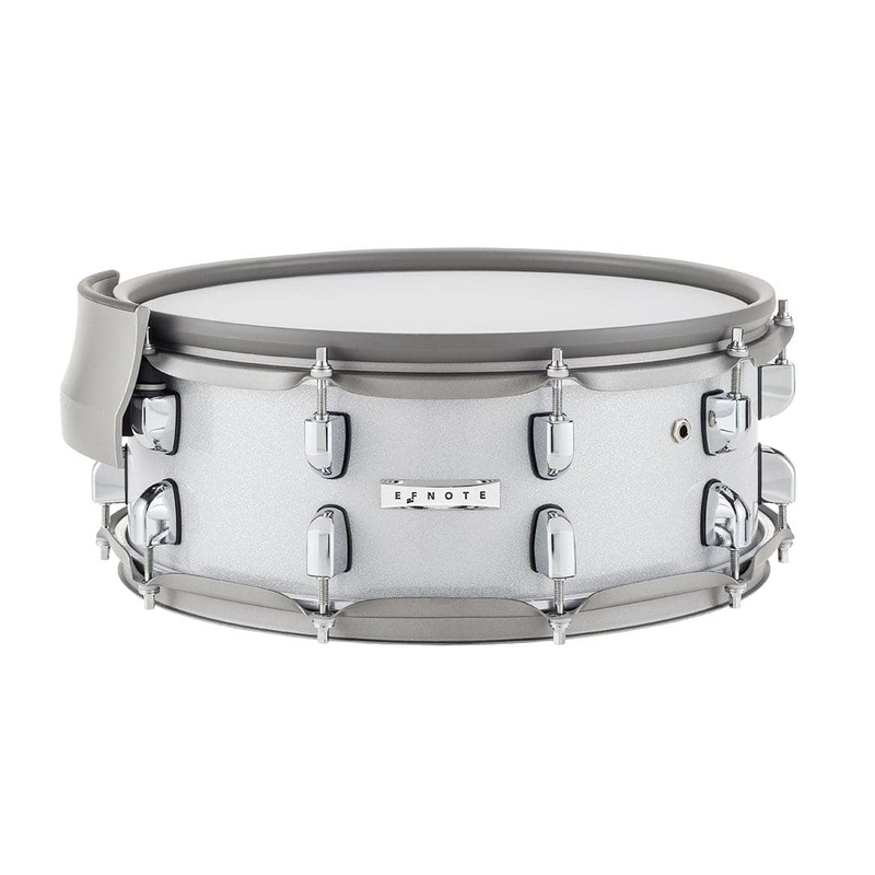 EFNOTE Full Shell Snare Drum Pad 14x5.5 White Sparkle