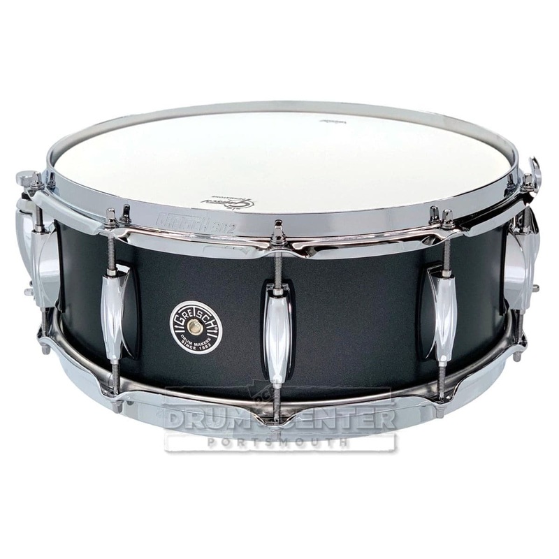 Gretsch Brooklyn Snare Drum 14x5.5 10-Lug Satin Black Metallic