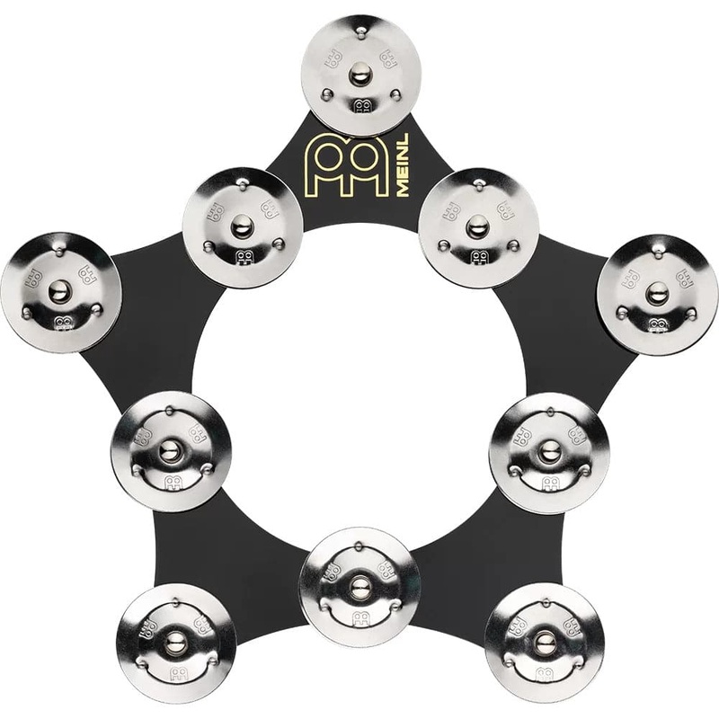 Meinl Percussion Super Flex Hi Hat Tambourine, Stainless Steel Jingles