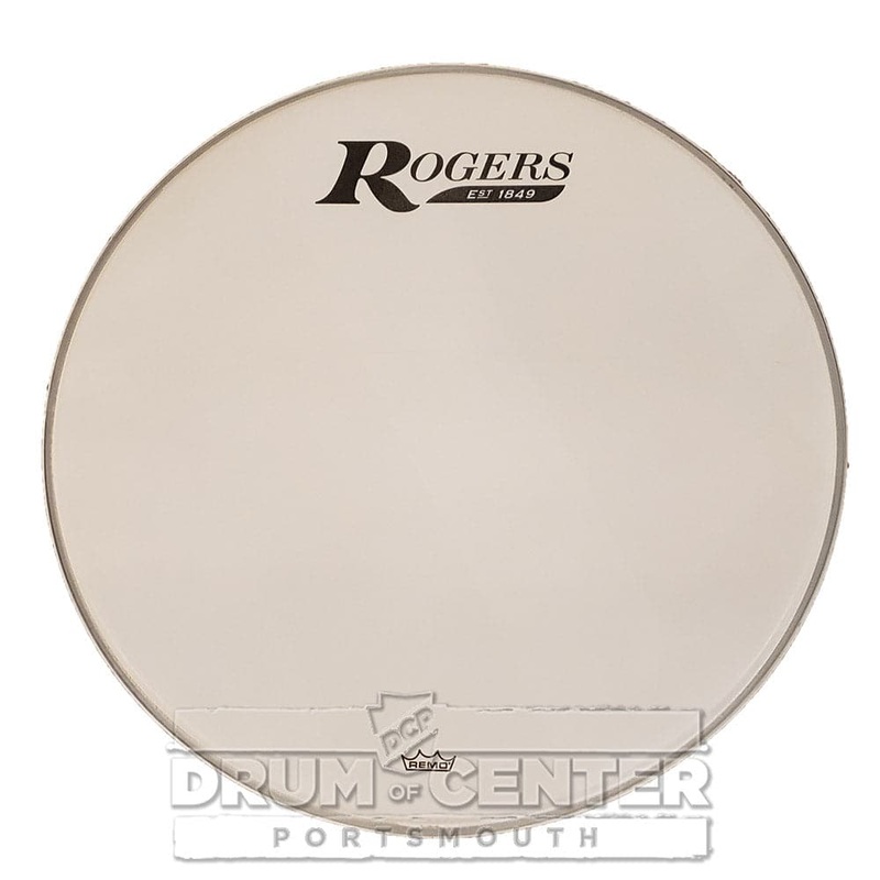 Rogers Coated Bass Drumhead 18" w/Large Logo