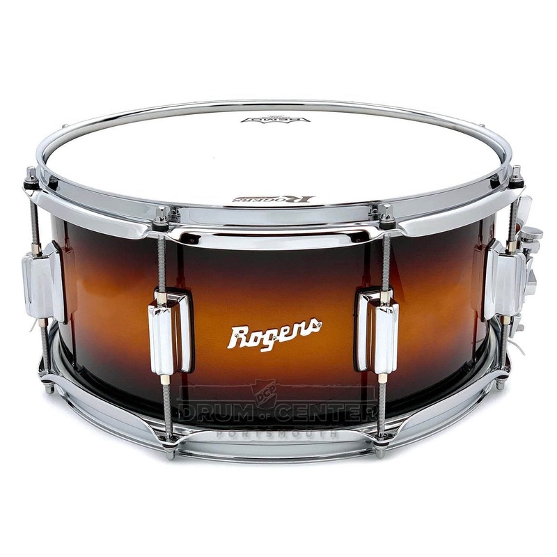 Rogers Powertone Limited Edition Snare Drum 14x6.5 Vintage Sunburst Lacquer