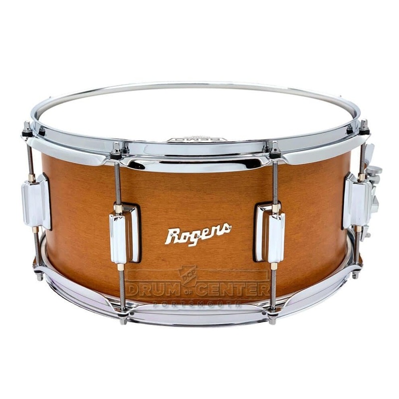 Rogers Tower Limited Edition Snare Drum 14x6.5 Satin Fruitwood Stain
