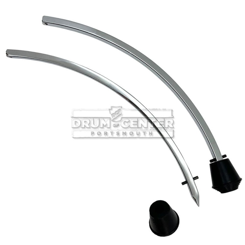 Danmar Ludwig Reproduction Curved Bass Drum Spurs for 18"-20" BDs