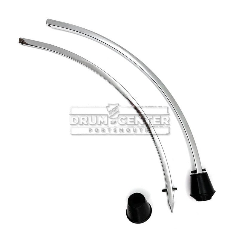 Danmar Ludwig Reproduction Curved Bass Drum Spurs for 22" and Up