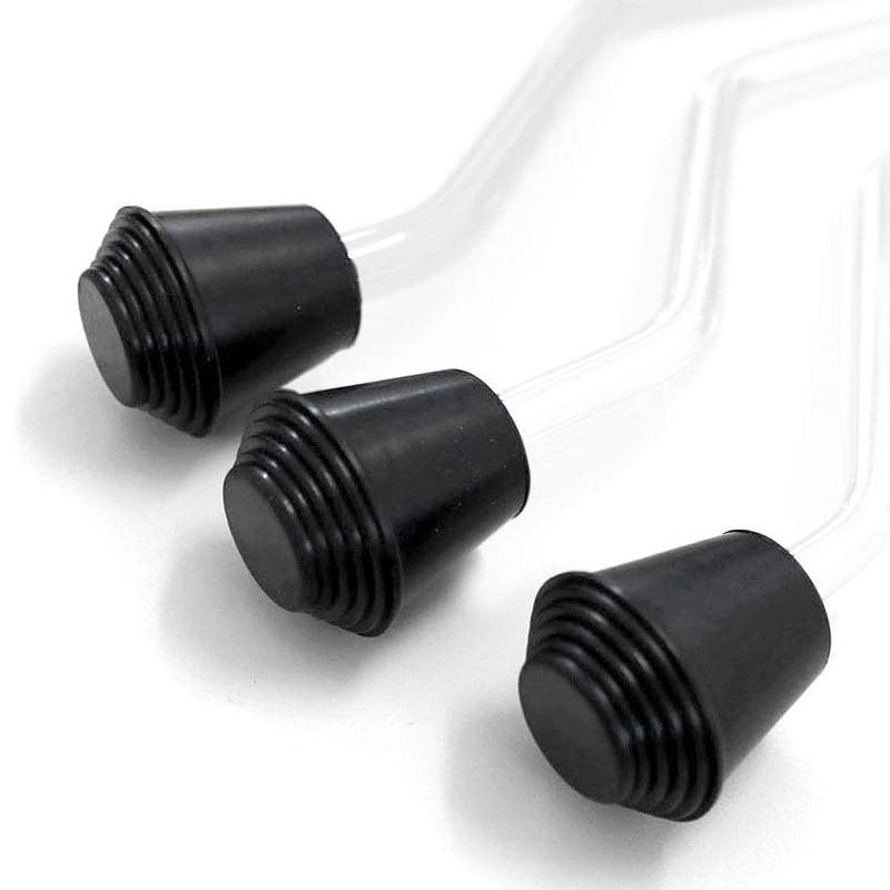 Danmar Rubber Feet for 9mm Floor Tom Legs 3pk