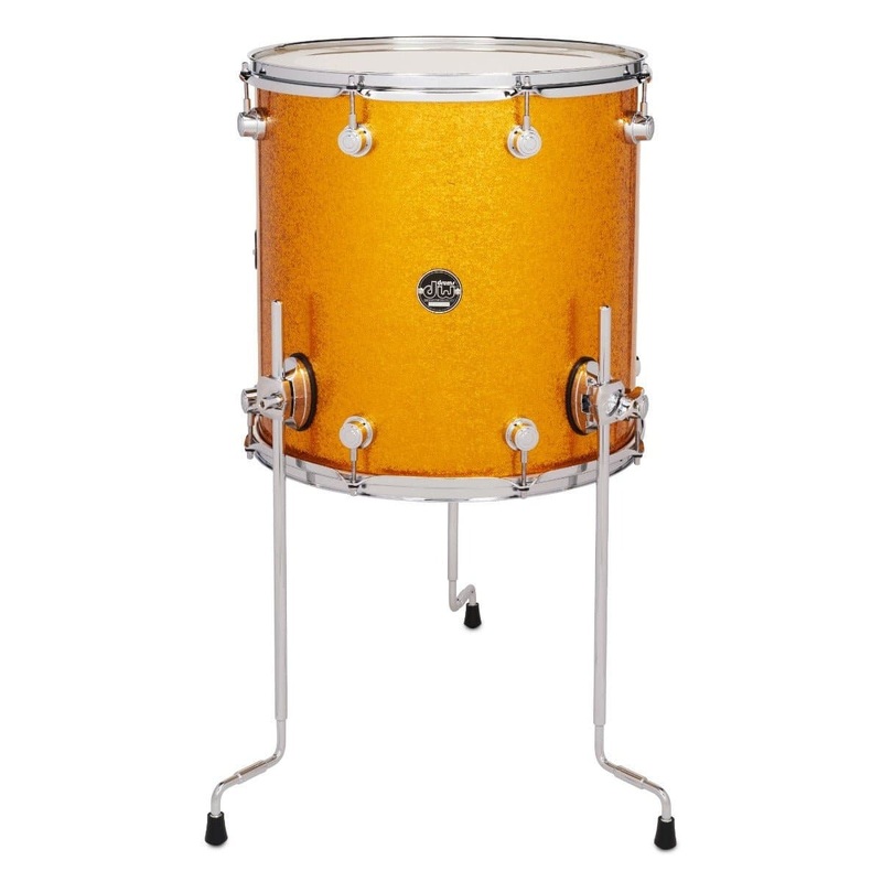 DW Performance Series Finishply Floor Tom 16x16 Gold Sparkle