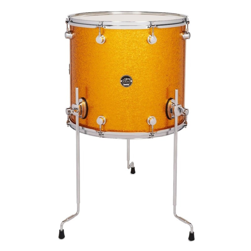 DW Performance Series Finishply Floor Tom 18x16 Gold Sparkle