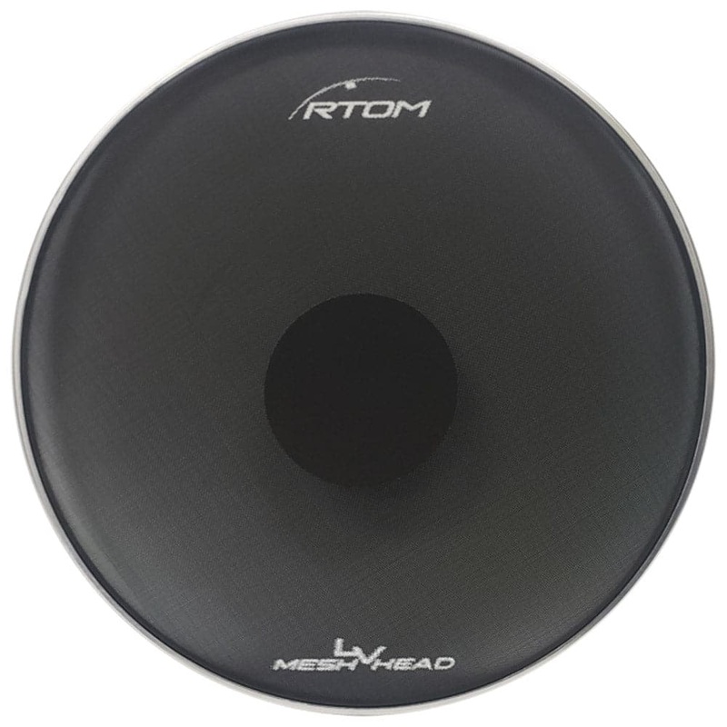 RTOM Black Mesh Drumhead 18"