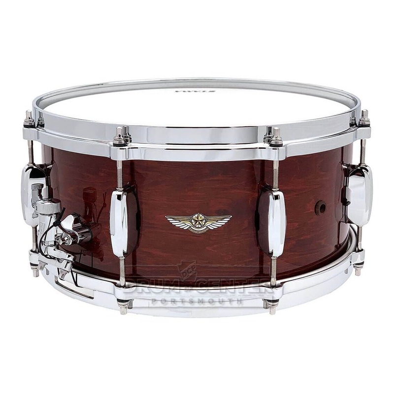 Tama Star Walnut Snare Drum 13x6 Red Burgundy Walnut