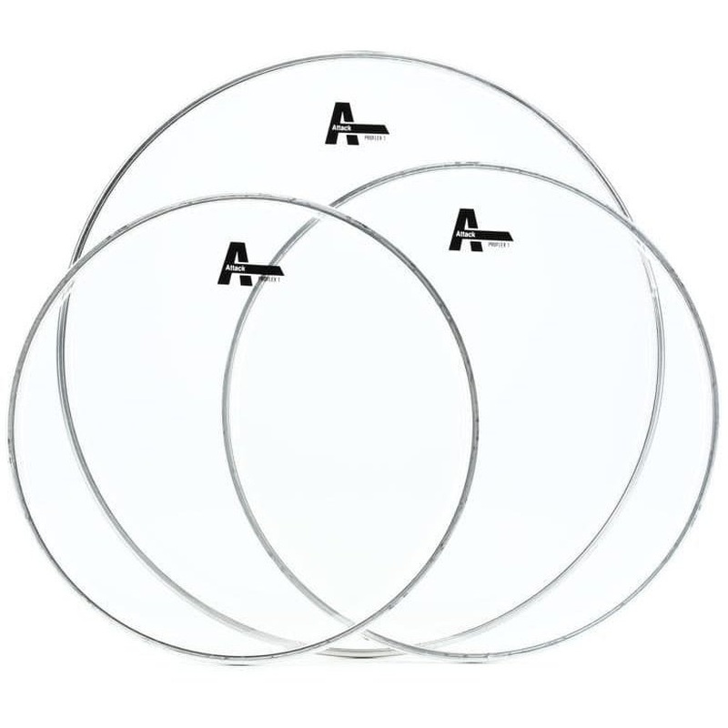 Attack Proflex1 Clear Drumhead Pack 12/13/16