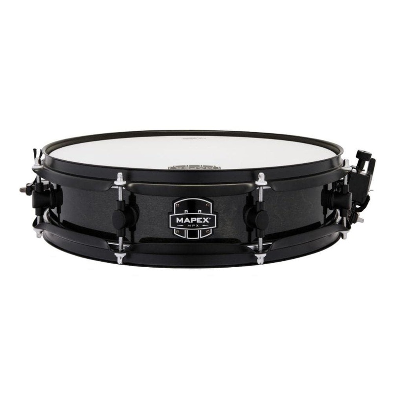 Mapex MPX Maple/Poplar Hybrid Shell Piccolo Snare Drum 14x3.5 Trans Midnight Black