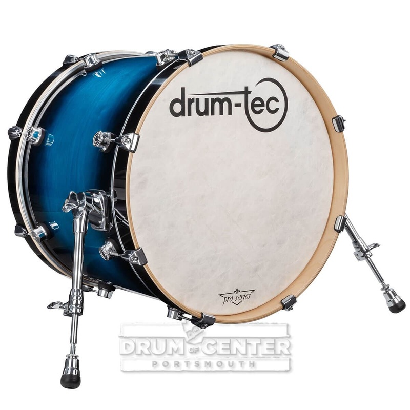Drum-Tec Pro 3 E-Bass Drum 20x16 Blue Burst