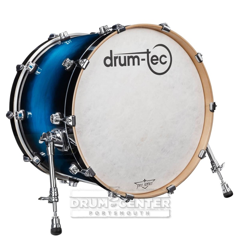 Drum-Tec Pro 3 E-Bass Drum 22x16 Blue Burst