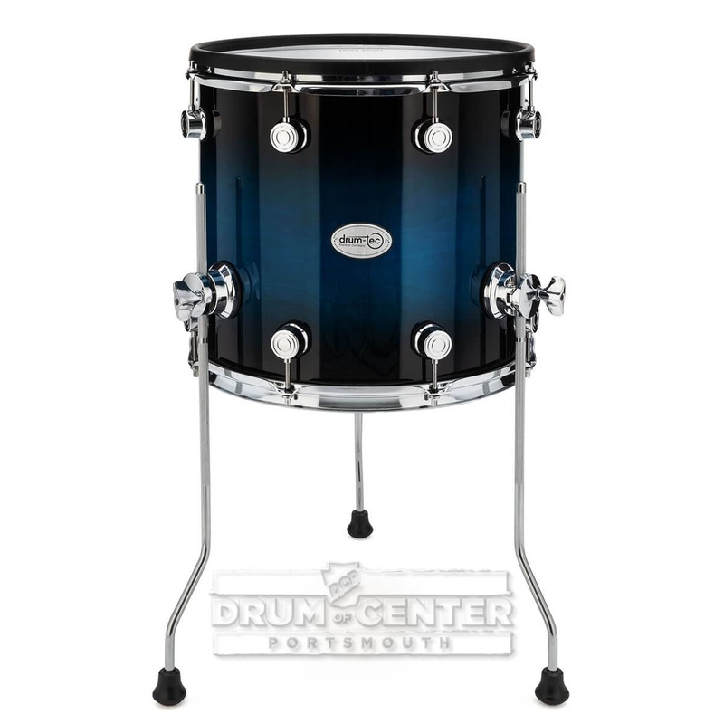 Drum-Tec Pro 3 E-Floor Tom 14x13 Blue Burst