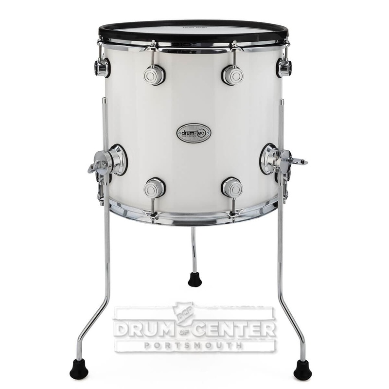 Drum-Tec Pro 3 E-Floor Tom 14x13 Piano White