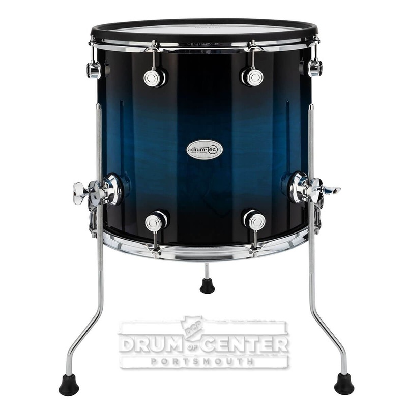 Drum-Tec Pro 3 E-Floor Tom 16x15 Blue Burst