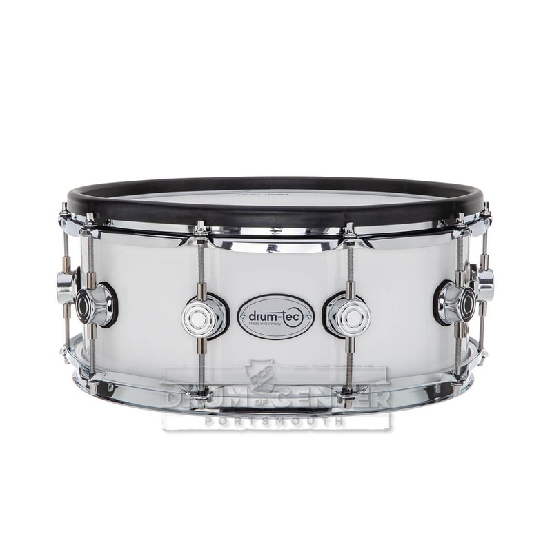Drum-Tec Pro 3 E-Snare Drum 14x5.5 Piano White