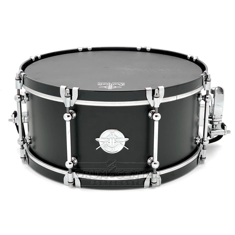 Dunnett Classic Sledge Carbon Steel Snare Drum 14x6.5 Matte Black w/Cold Rolled Hoops