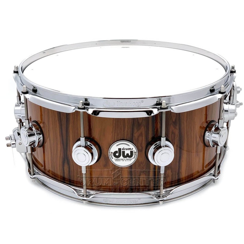 DW Collectors VLT Maple Snare Drum 14x6.5 Santos Rosewood