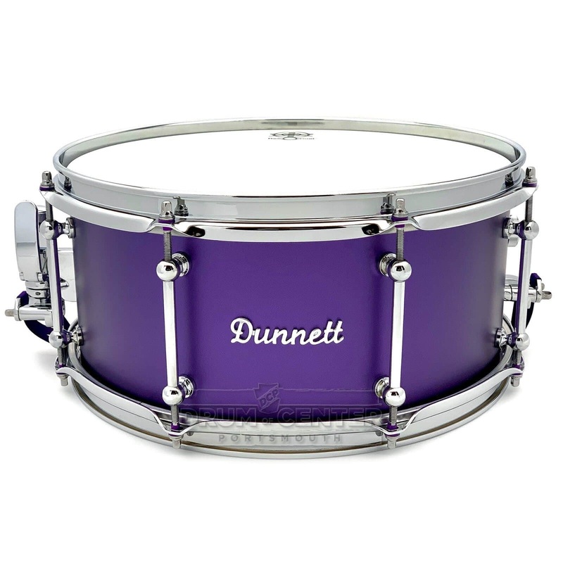 Dunnett Classic Sledge Snare Drum 14x6.5 Matte Metallic Purple