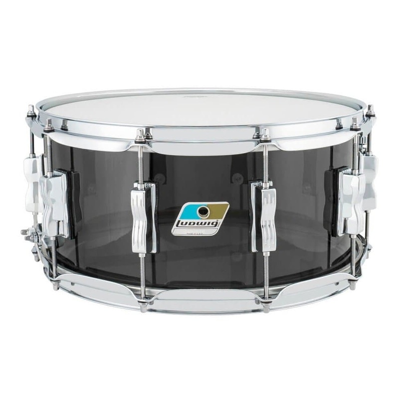 Ludwig Vistalite Snare Drum 14x6.5 Smoke