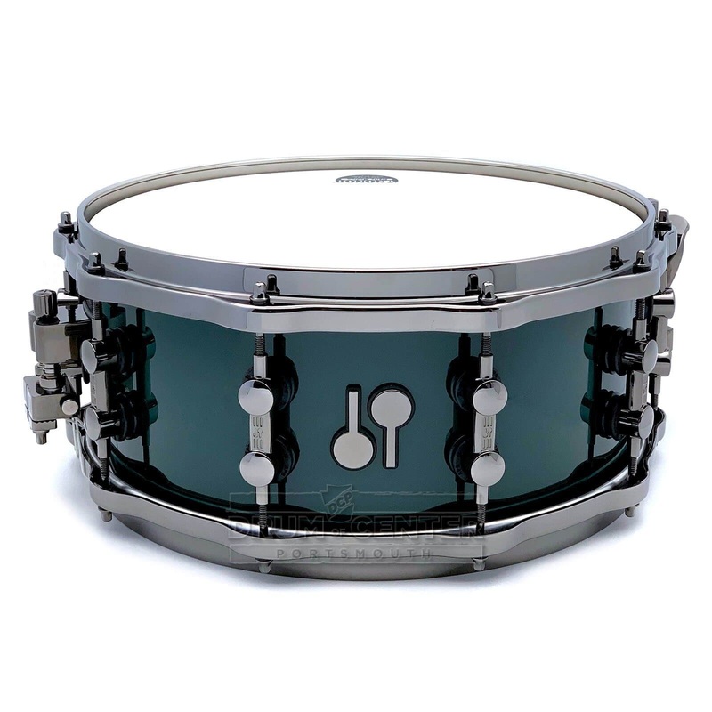 Sonor SQ2 Heavy Maple Snare Drum 14x6 Black Green w/Black Hardware