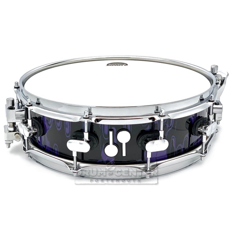 Sonor SQ2 Medium Maple Snare Drum 14x4.25 Violet Tribal